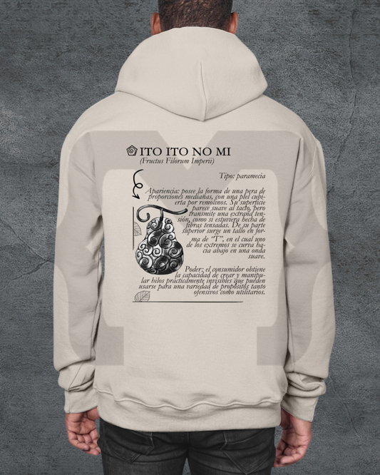 Hoodie Devil Fit "Fruta del Diablo" Ito Ito no mi