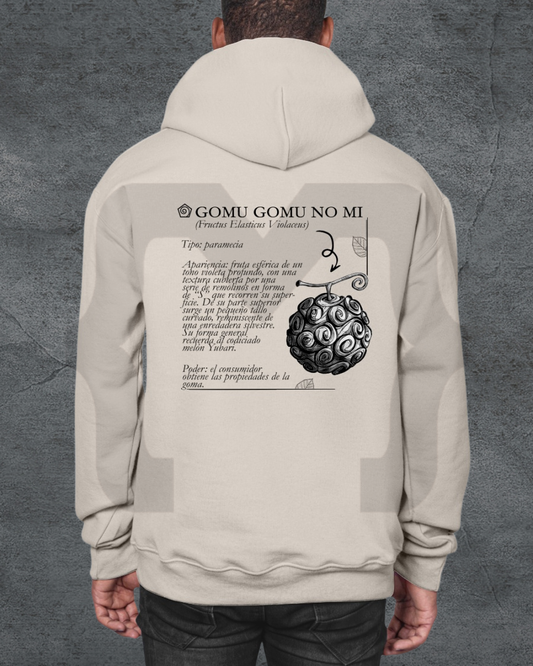 Hoodie Devil Fit "Fruta del Diablo" Gomu Gomu no mi