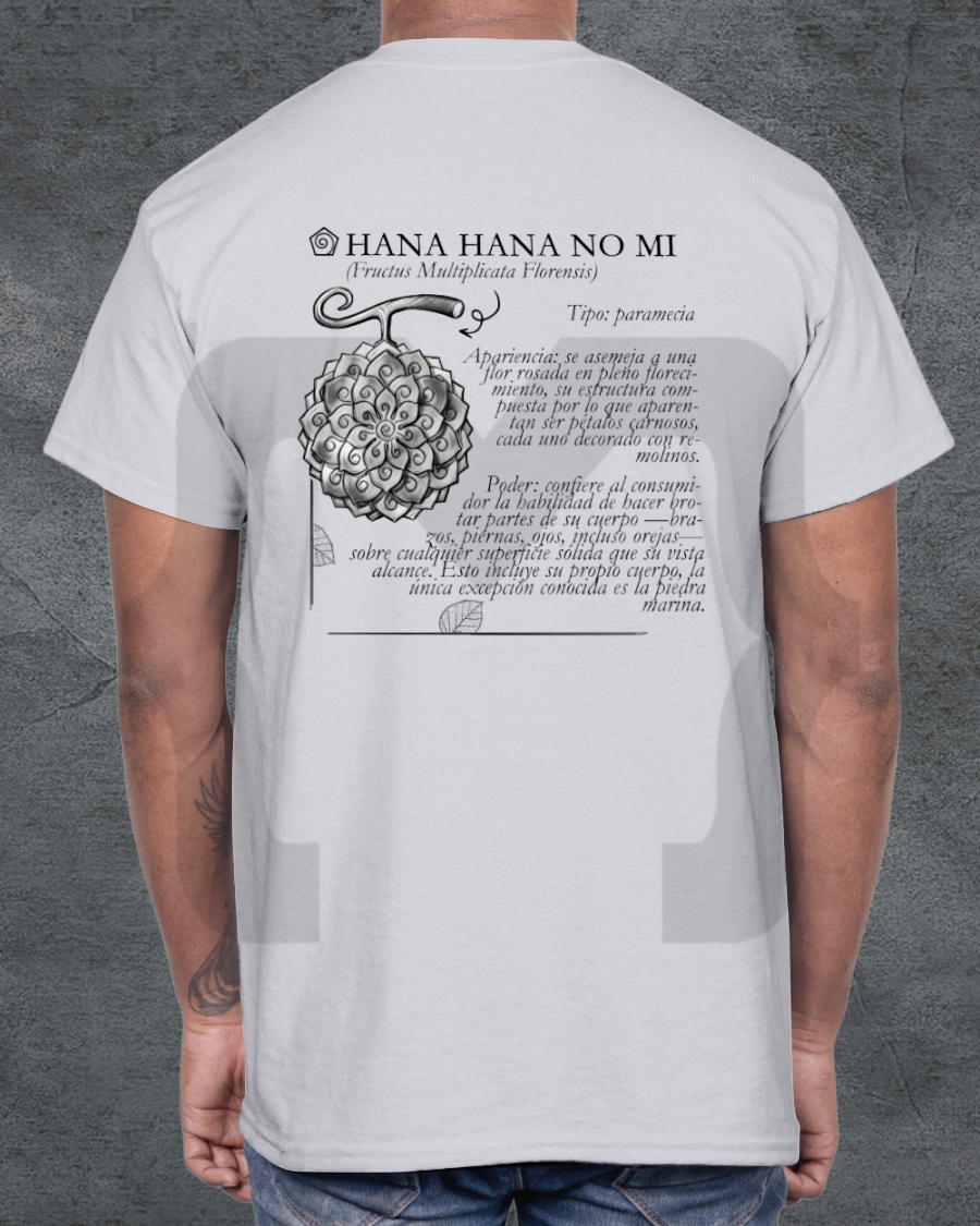 Remera Devil Fit "Frutas del Diablo" Hana Hana no mi