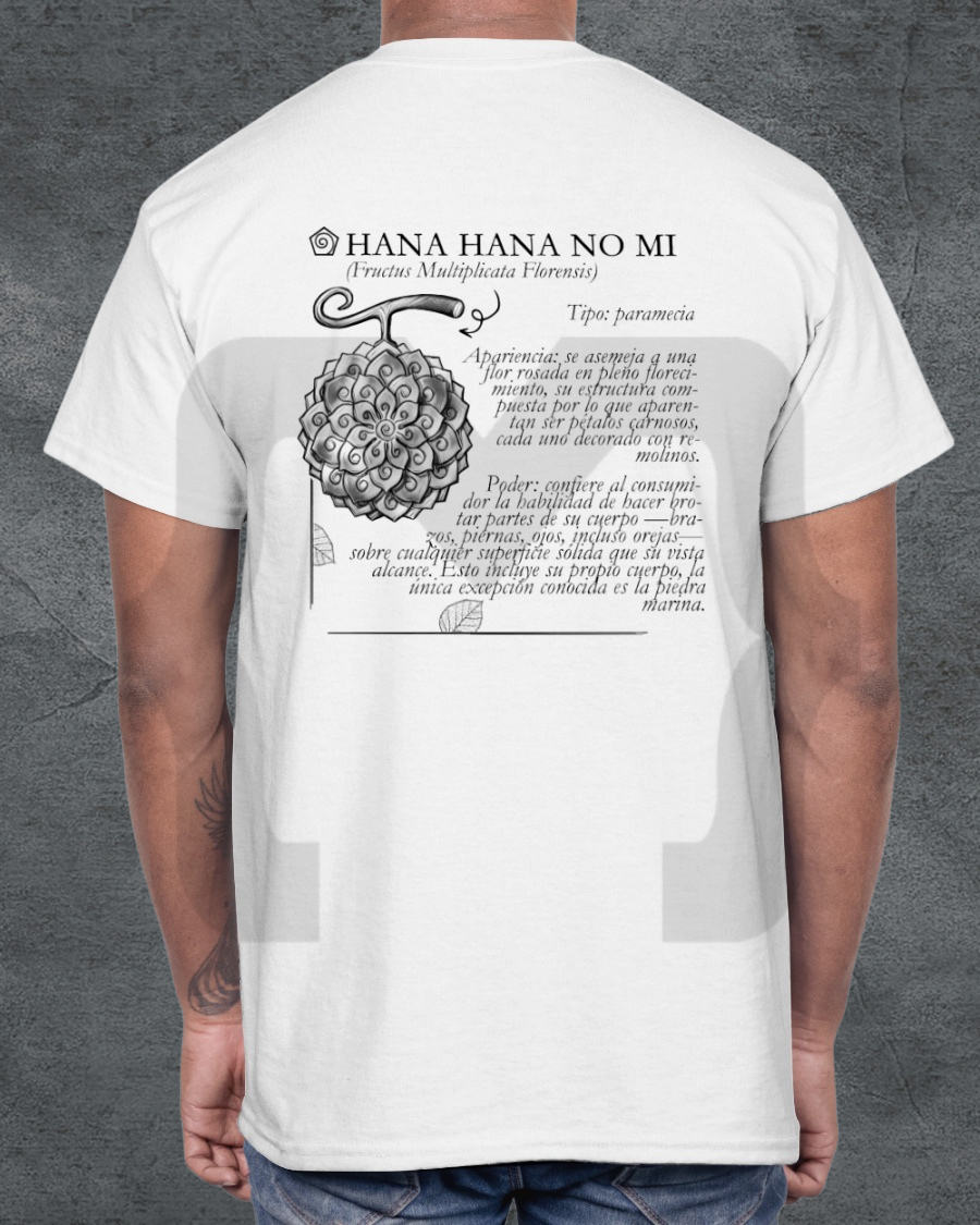 Remera Devil Fit "Frutas del Diablo" Hana Hana no mi