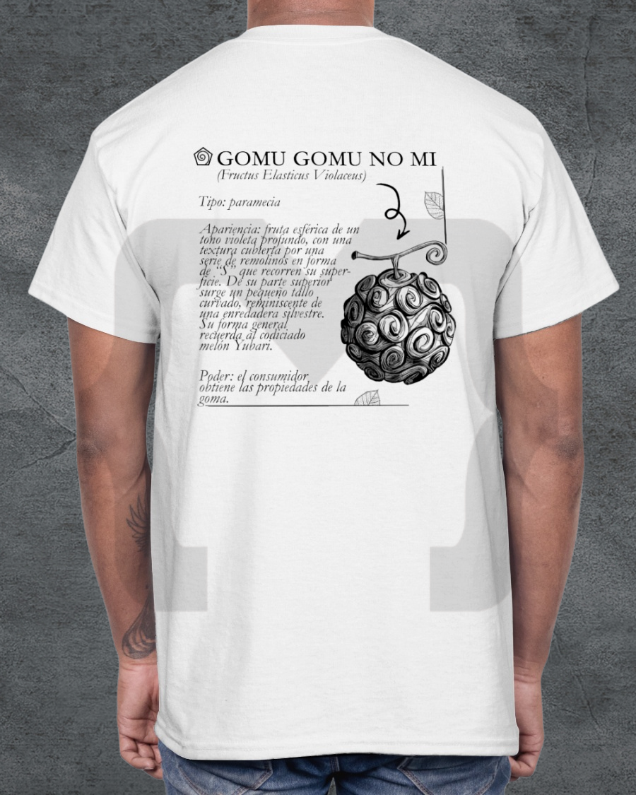 Remera Devil Fit "Frutas del Diablo" Gomu Gomu no mi