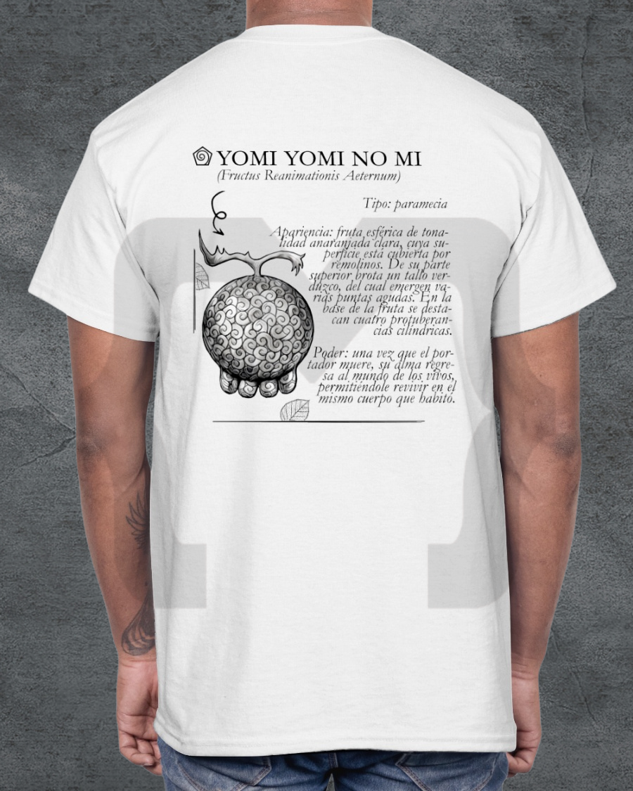 Remera Devil Fit "Frutas del Diablo" Yomi Yomi no mi