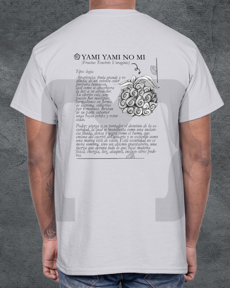 Remera Devil Fit "Frutas del Diablo" Yami Yami no mi