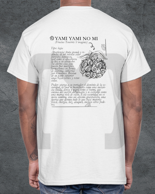 Remera Devil Fit "Frutas del Diablo" Yami Yami no mi