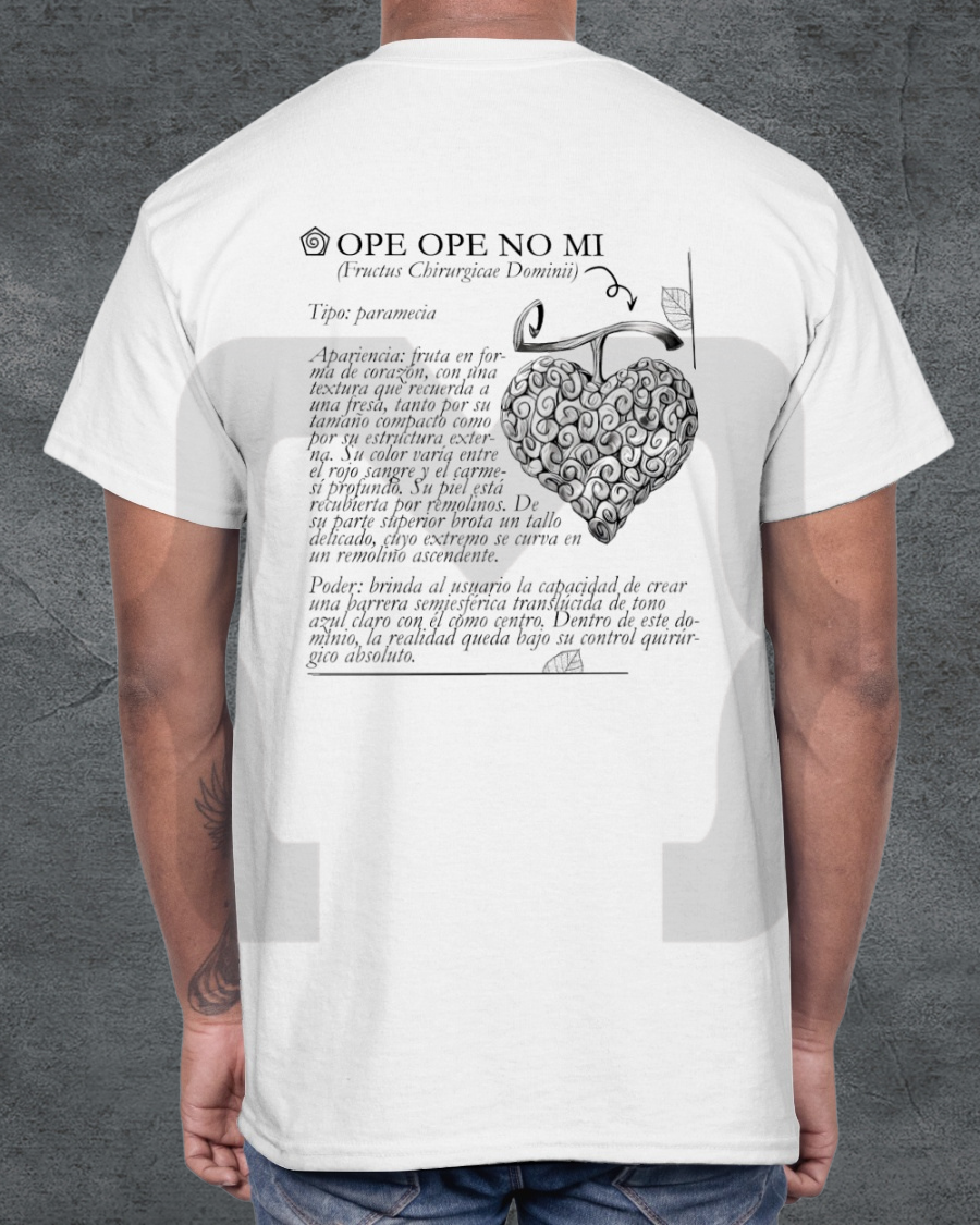 Remera Devil Fit "Frutas del Diablo" Ope Ope no mi