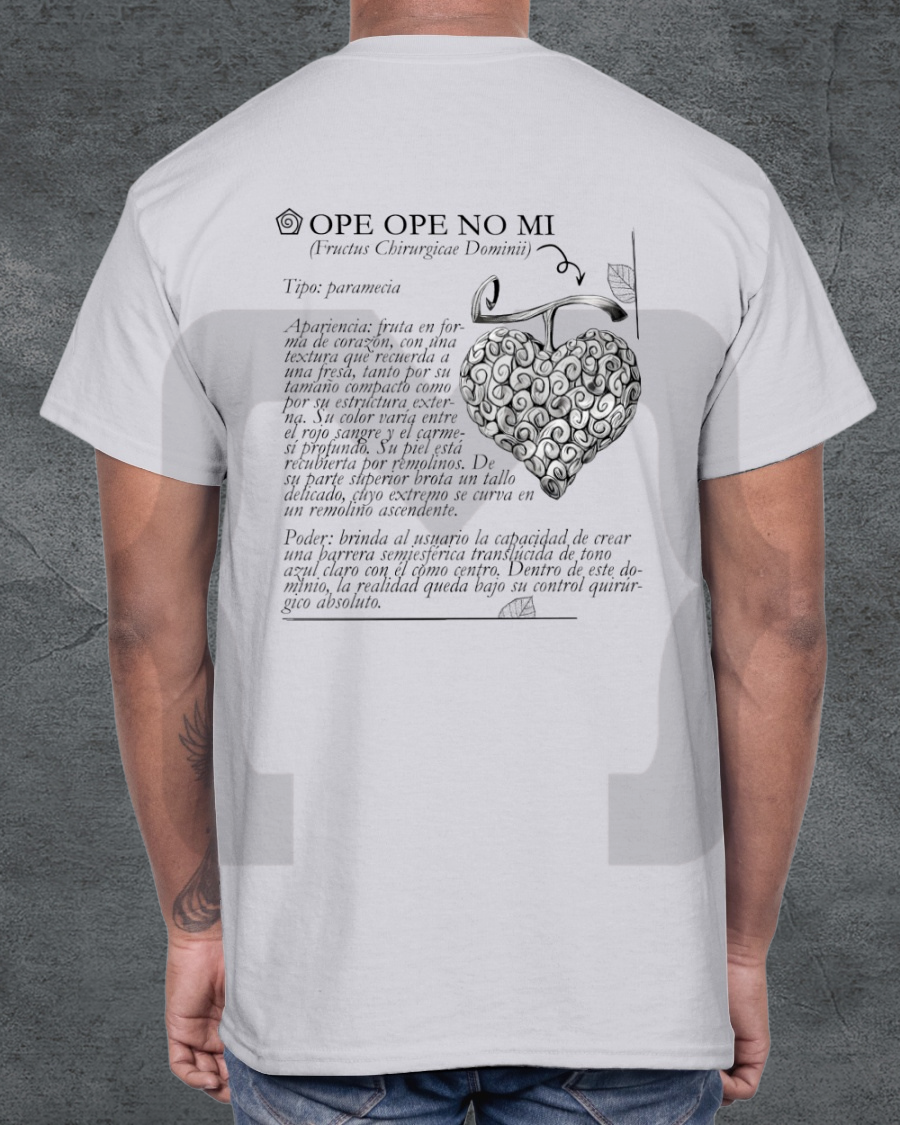 Remera Devil Fit "Frutas del Diablo" Ope Ope no mi