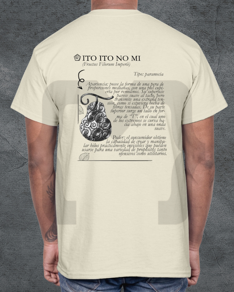 Remera Devil Fit "Frutas del Diablo" Ito Ito no mi