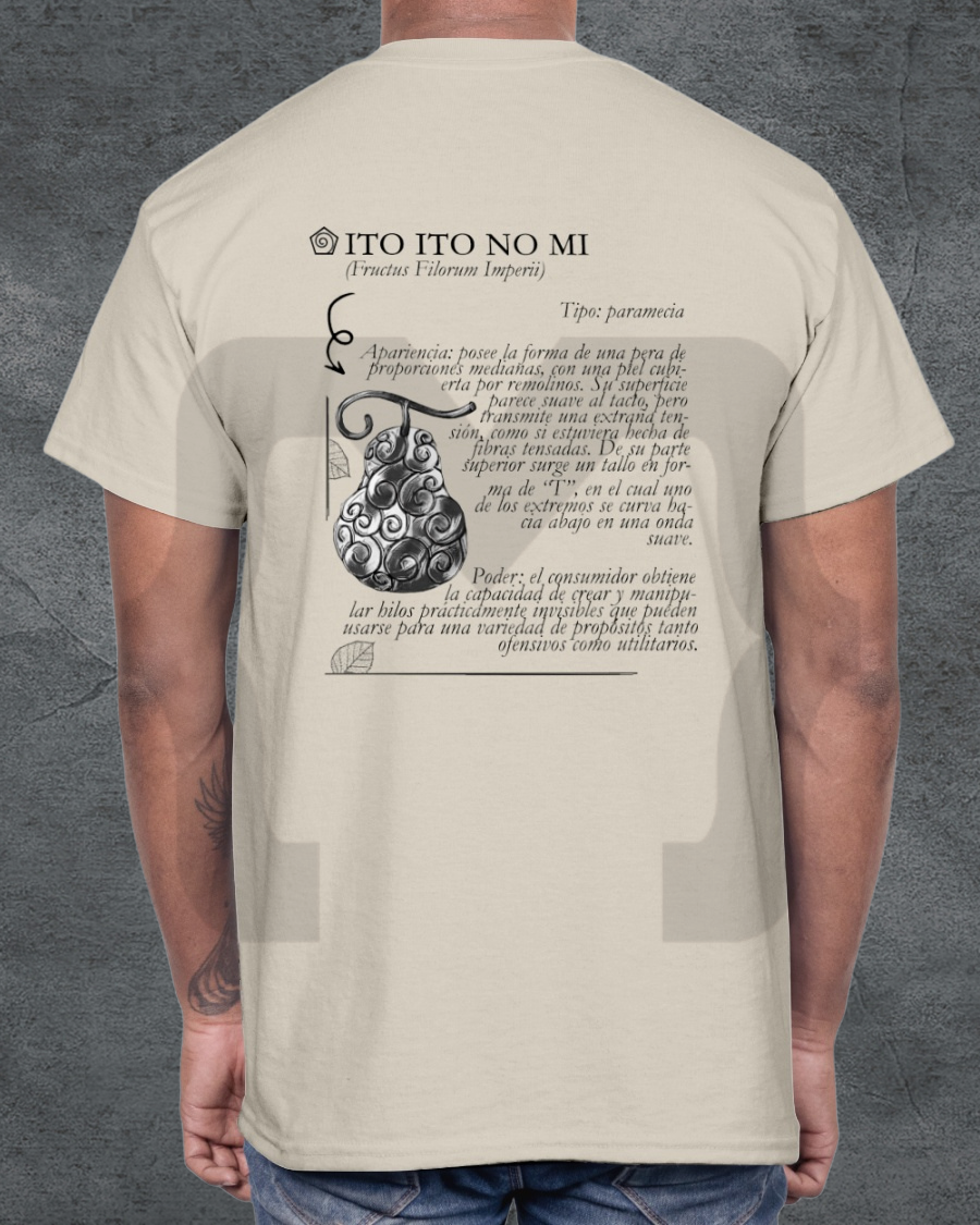 Remera Devil Fit "Frutas del Diablo" Ito Ito no mi