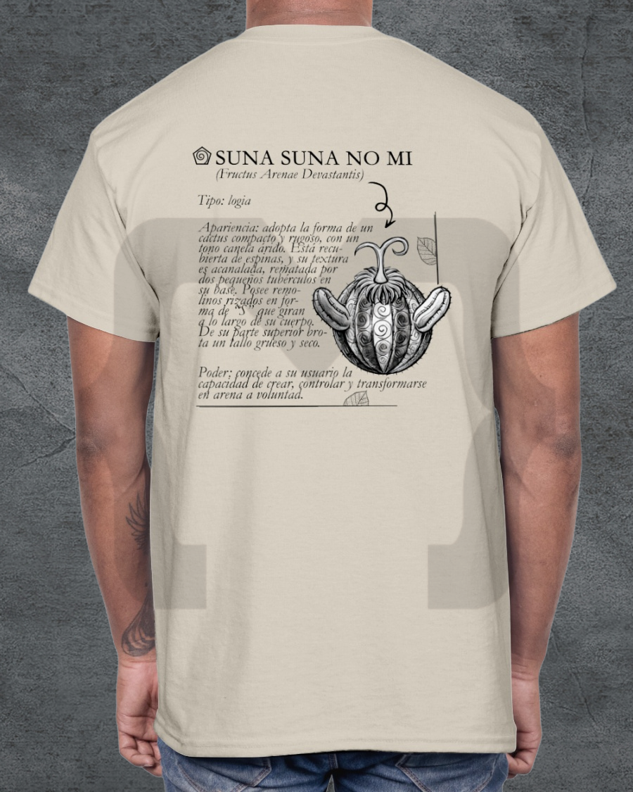 Remera Devil Fit "Frutas del Diablo" Suna Suna no mi