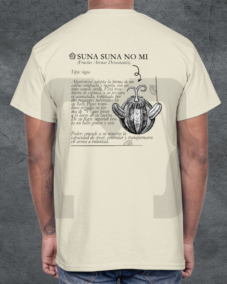 Remera Devil Fit "Frutas del Diablo" Suna Suna no mi