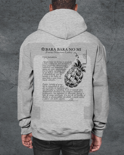 Hoodie Devil Fit "Fruta del Diablo" Bara Bara no mi