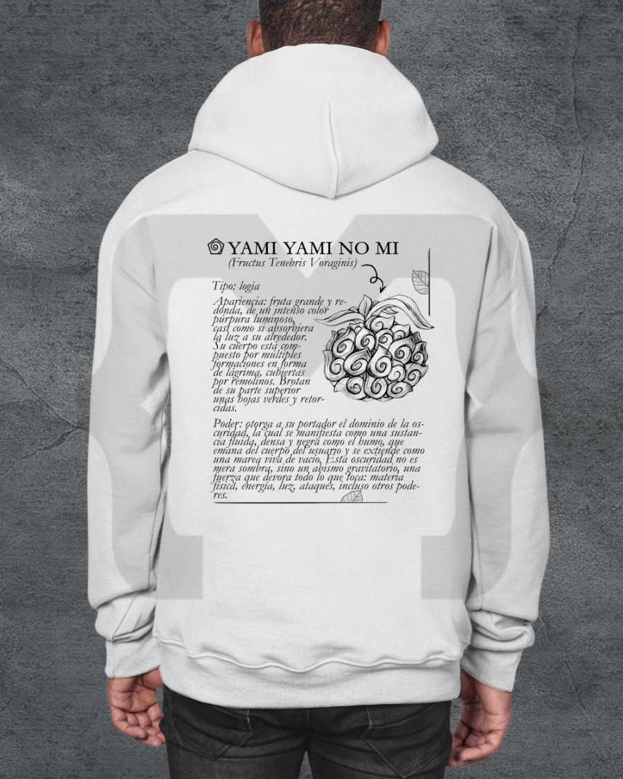 Hoodie Devil Fit "Fruta del Diablo" Yami Yami no mi