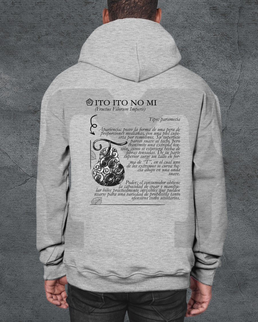 Hoodie Devil Fit "Fruta del Diablo" Ito Ito no mi