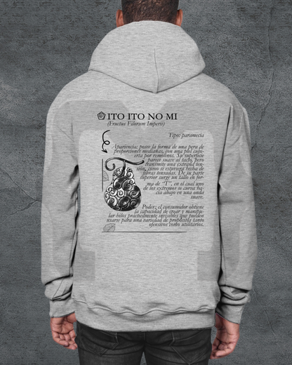 Hoodie Devil Fit "Fruta del Diablo" Ito Ito no mi