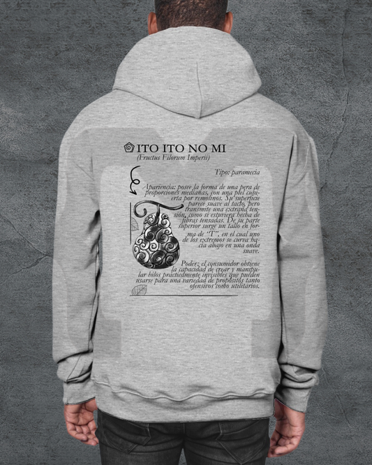 Hoodie Devil Fit "Fruta del Diablo" Ito Ito no mi