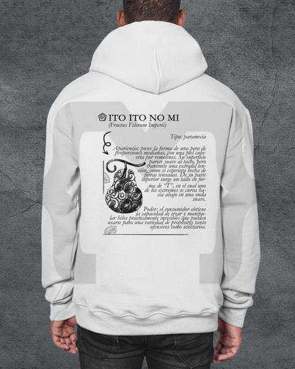 Hoodie Devil Fit "Fruta del Diablo" Ito Ito no mi