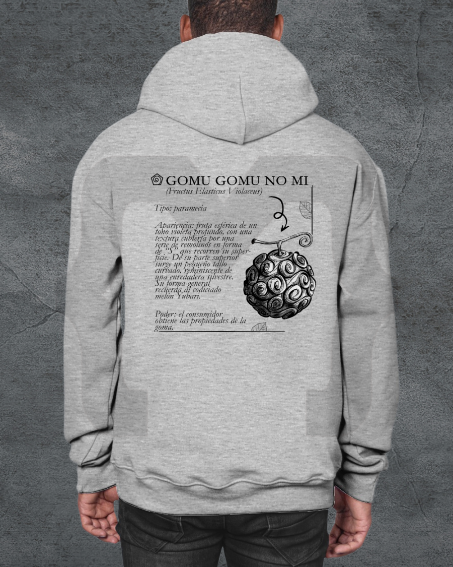 Hoodie Devil Fit "Fruta del Diablo" Gomu Gomu no mi