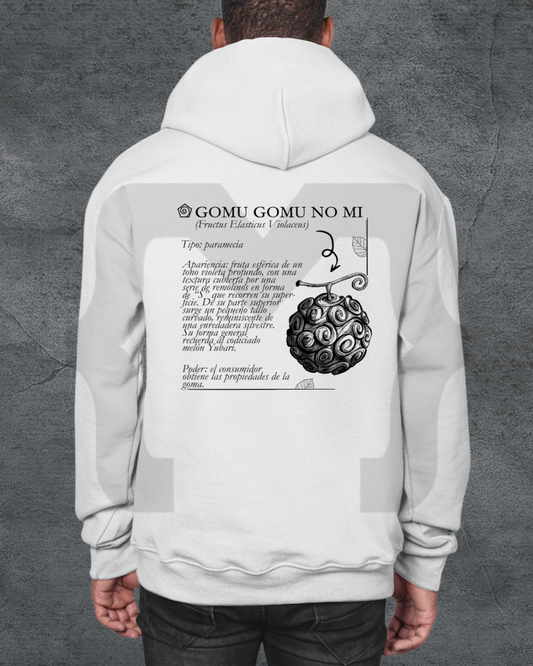 Hoodie Devil Fit "Fruta del Diablo" Gomu Gomu no mi