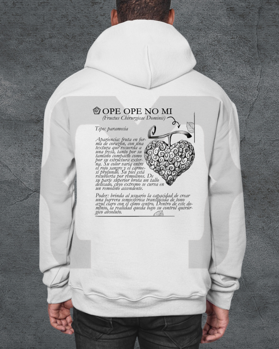 Hoodie Devil Fit "Fruta del Diablo" Ope Ope no mi