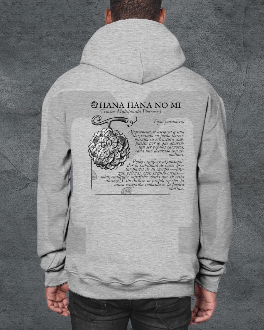 Hoodie Devil Fit "Fruta del Diablo" Hana Hana no mi