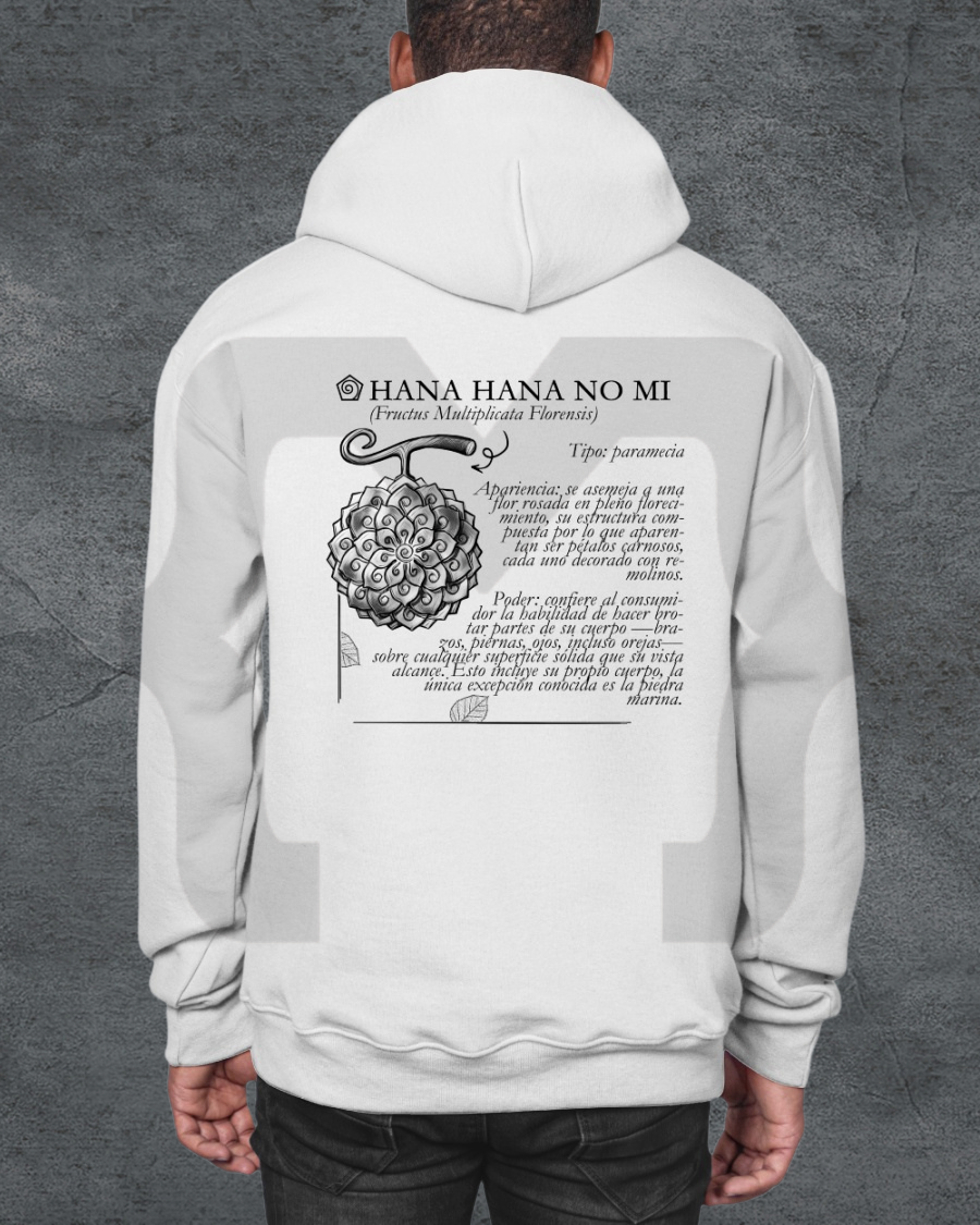 Hoodie Devil Fit "Fruta del Diablo" Hana Hana no mi