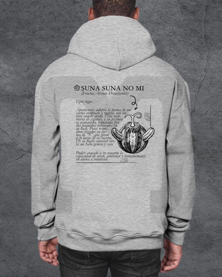 Hoodie Devil Fit "Fruta del Diablo" Suna Suna no mi