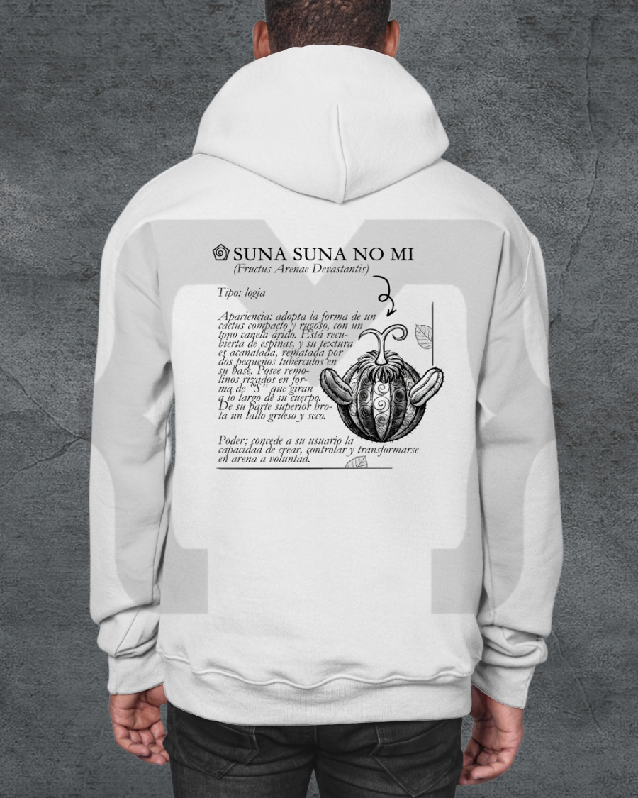 Hoodie Devil Fit "Fruta del Diablo" Suna Suna no mi