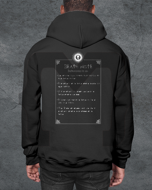 Hoodie Death Note "How to use"